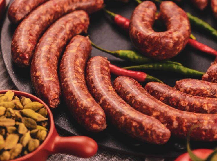 Was ist Merguez? Erfahren Sie mehr über Herkunft, Aussprache, Zutaten und Zubereitung der würzigen nordafrikanischen Wurst. Jetzt informieren!